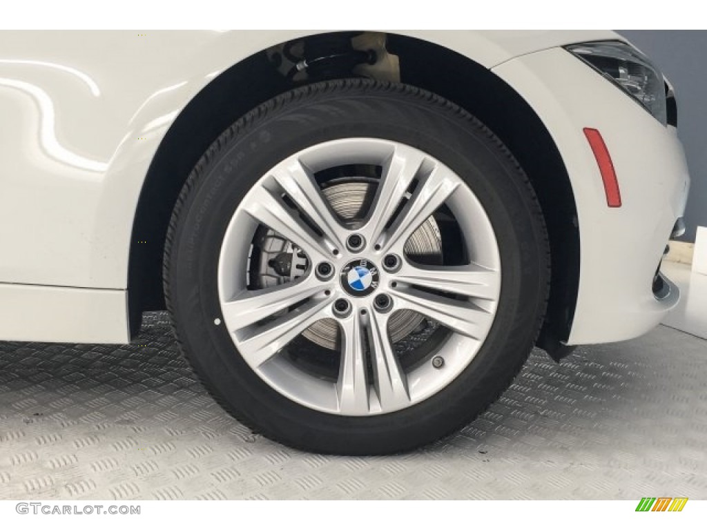 2018 3 Series 330i Sedan - Alpine White / Black photo #9