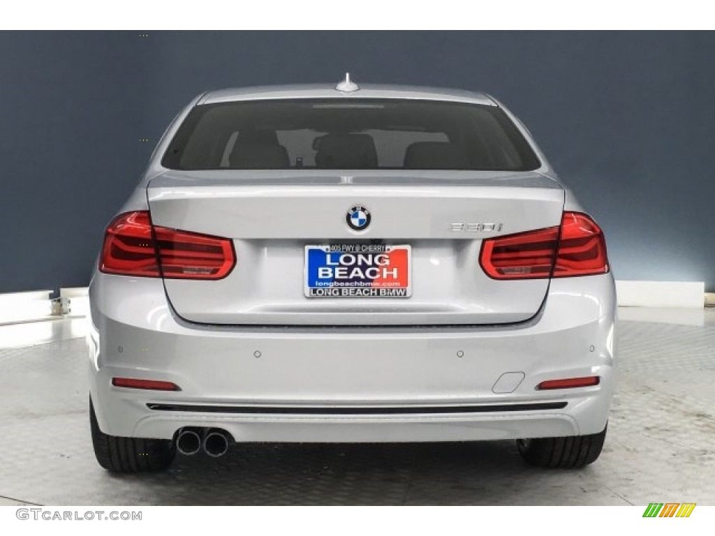 2018 3 Series 330i Sedan - Glacier Silver Metallic / Black photo #3