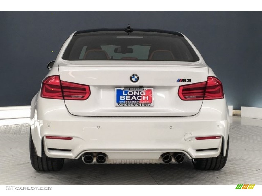 2018 M3 Sedan - Mineral White Metallic / Sakhir Orange/Black photo #4