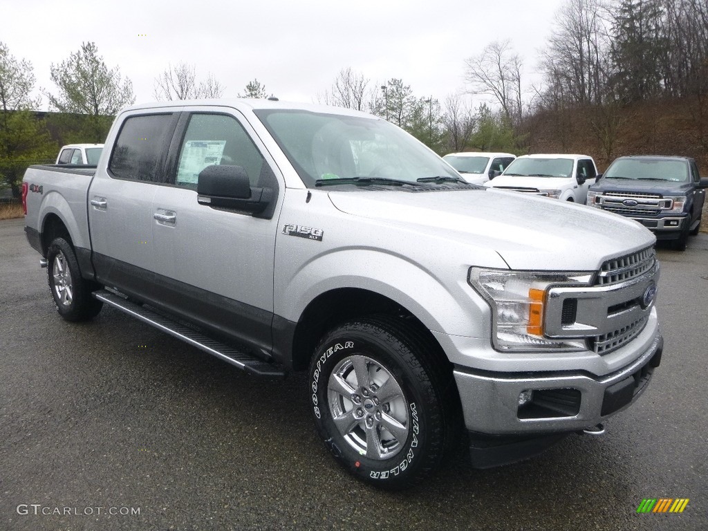 2018 F150 XLT SuperCrew 4x4 - Ingot Silver / Earth Gray photo #3