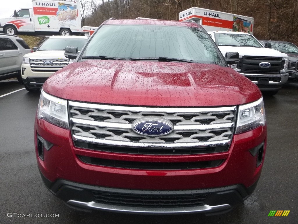 2018 Explorer XLT 4WD - Ruby Red / Ebony Black photo #4