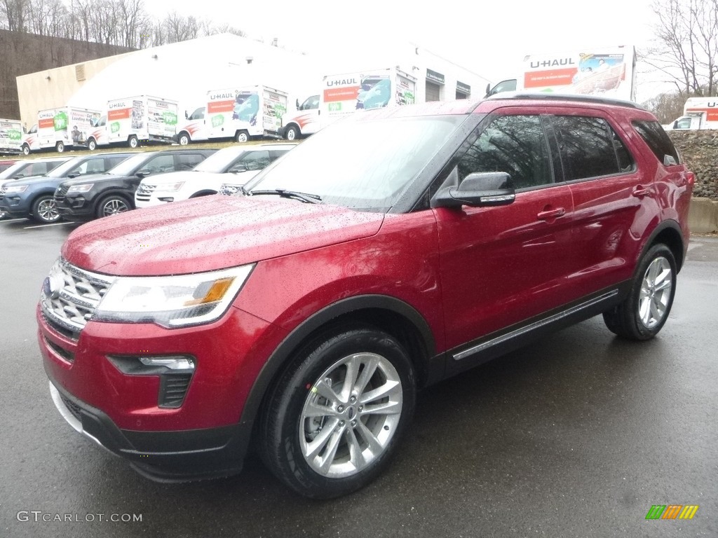 2018 Explorer XLT 4WD - Ruby Red / Ebony Black photo #5