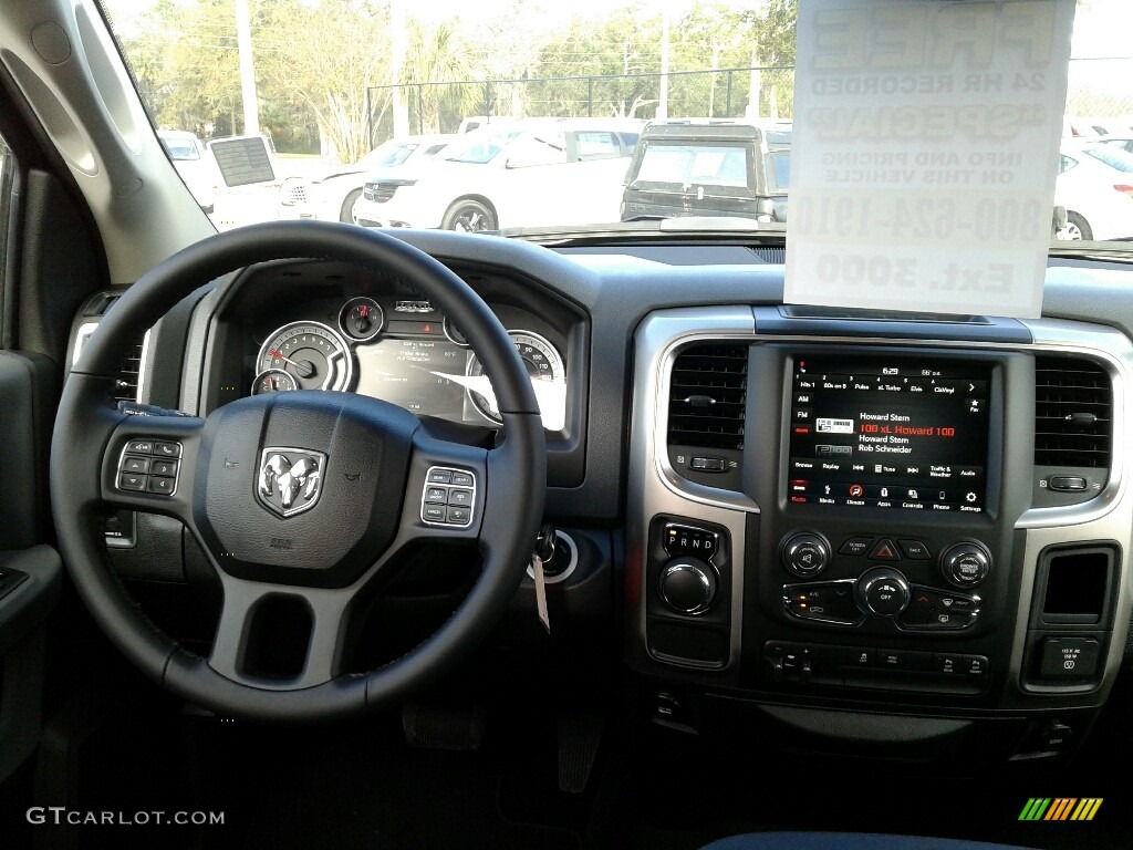 2018 1500 Big Horn Crew Cab - Granite Crystal Metallic / Black/Diesel Gray photo #13