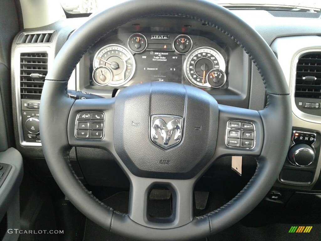 2018 1500 Big Horn Crew Cab - Granite Crystal Metallic / Black/Diesel Gray photo #14