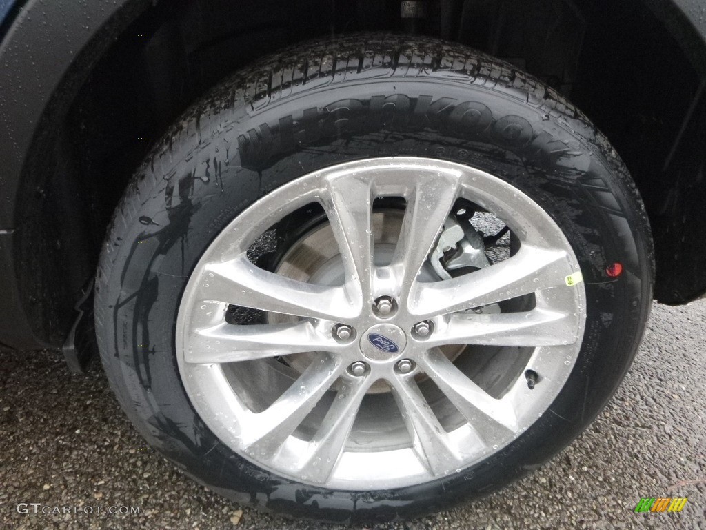 2018 Explorer XLT 4WD - Blue Metallic / Ebony Black photo #7
