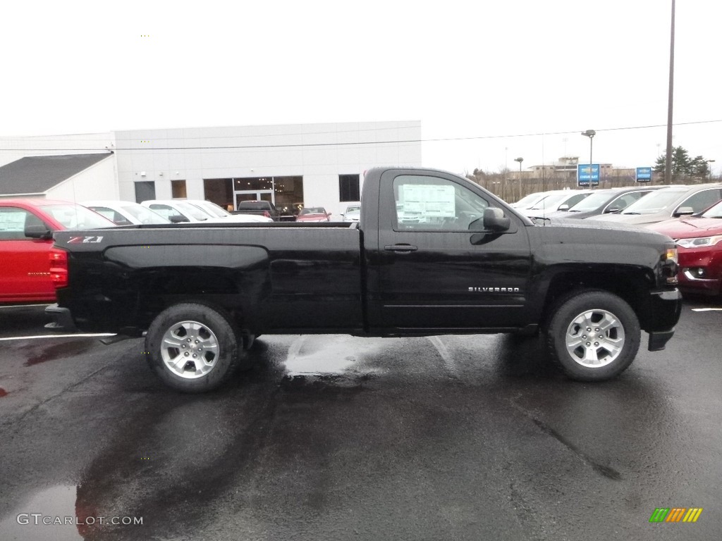 2018 Silverado 1500 LT Regular Cab 4x4 - Black / Jet Black photo #6