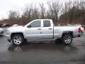 2018 Silver Ice Metallic Chevrolet Silverado 1500 Custom Double Cab  photo #2