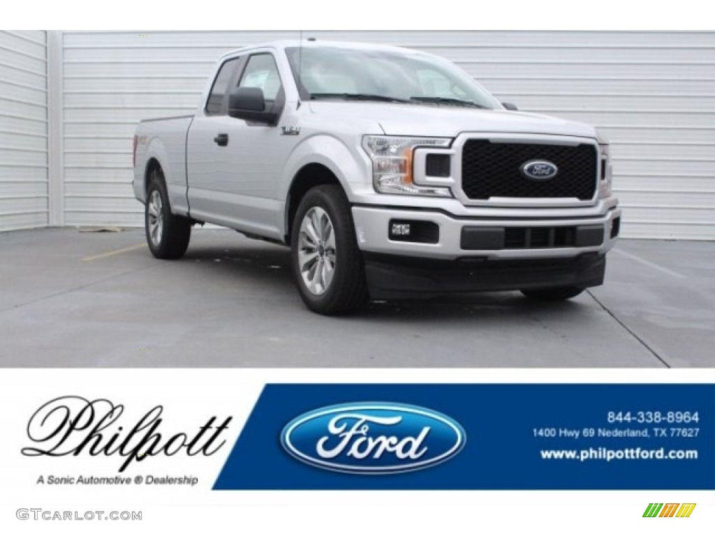 2018 F150 XL SuperCab - Ingot Silver / Earth Gray photo #1