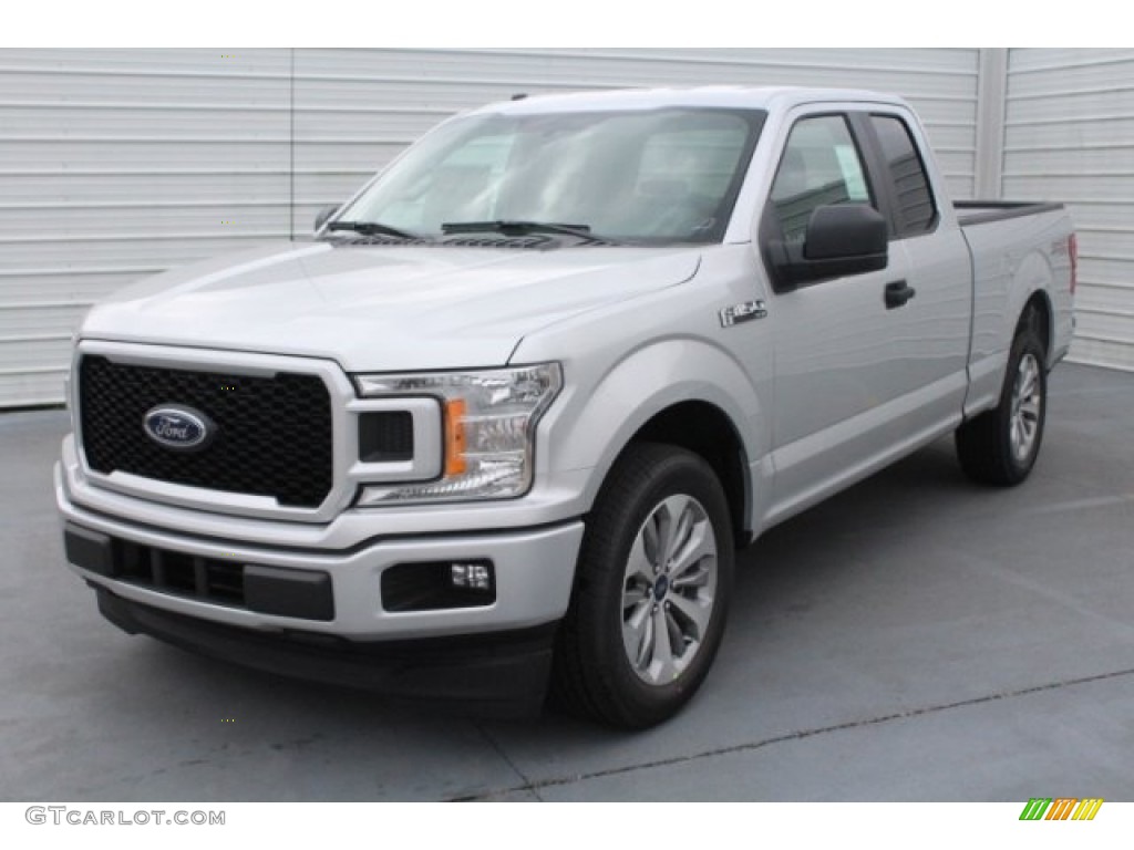2018 F150 XL SuperCab - Ingot Silver / Earth Gray photo #3