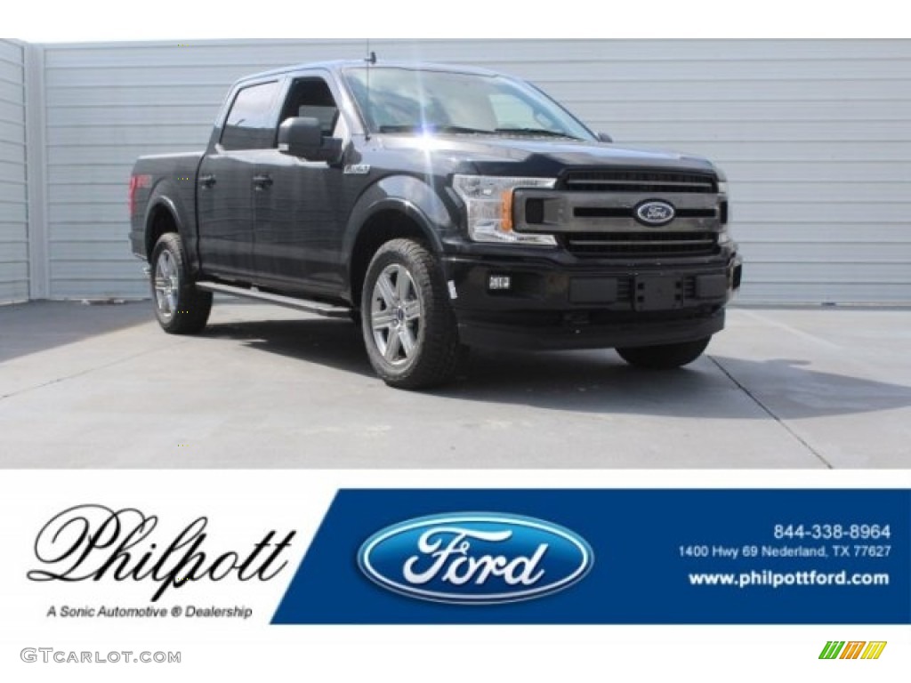 2018 F150 XLT SuperCrew 4x4 - Shadow Black / Black photo #1