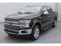 2018 Shadow Black Ford F150 Lariat SuperCrew 4x4  photo #3