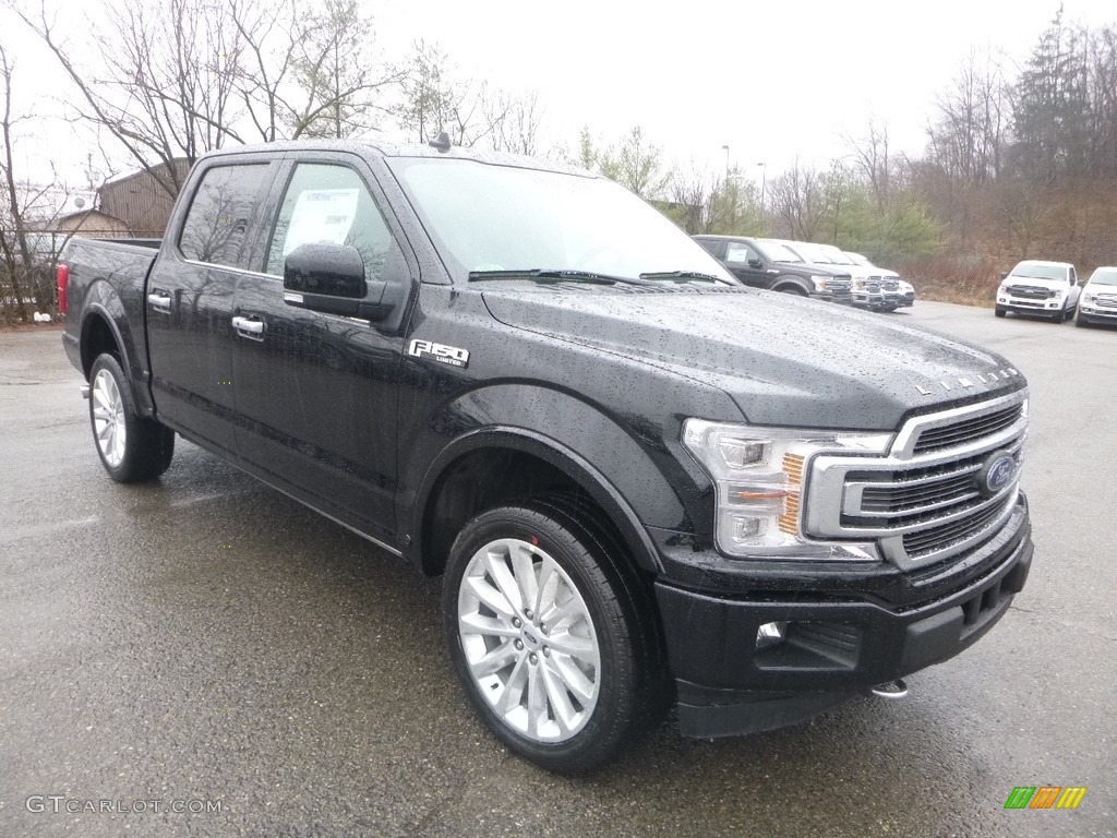 2018 F150 Limited SuperCrew 4x4 - Shadow Black / Limited Navy Pier photo #3