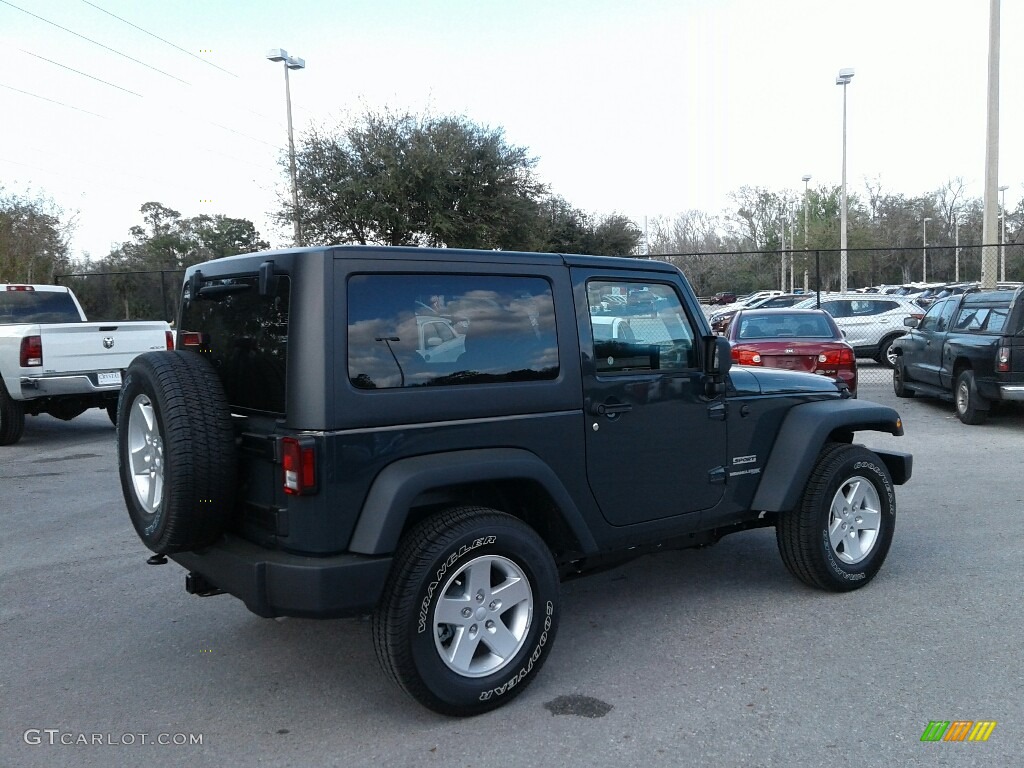 2018 Wrangler Sport 4x4 - Rhino / Black photo #5