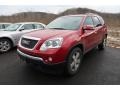 2012 Crystal Red Tintcoat GMC Acadia SLT AWD  photo #3