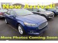 Deep Impact Blue 2014 Ford Fusion SE EcoBoost