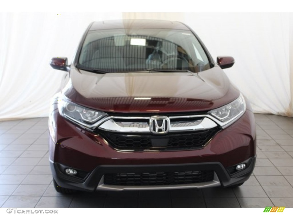 2018 CR-V EX - Basque Red Pearl II / Gray photo #4