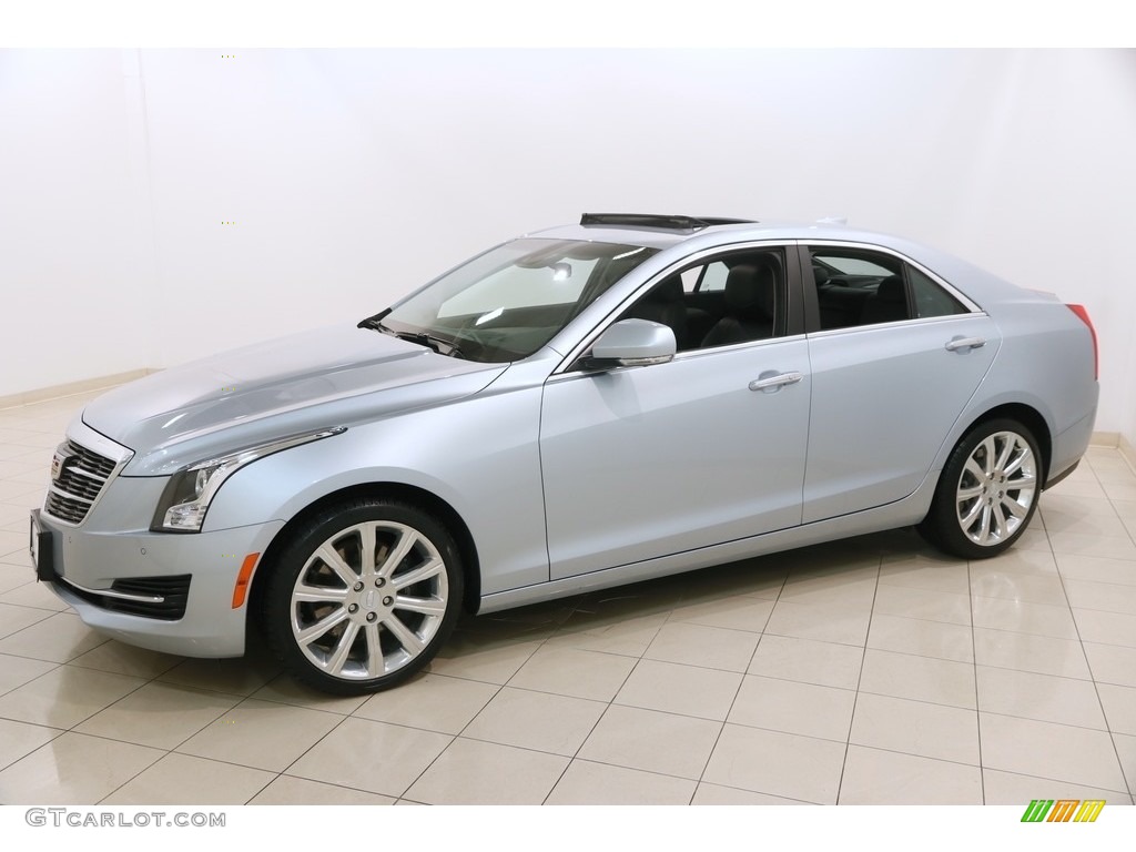 Silver Moonlight Metallic 2017 Cadillac ATS Luxury AWD Exterior Photo #125619430