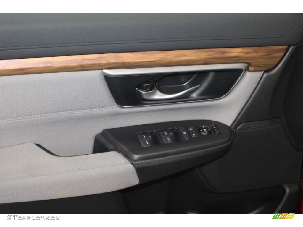 2018 CR-V EX - Basque Red Pearl II / Gray photo #14