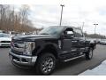 2018 Shadow Black Ford F250 Super Duty Lariat Crew Cab 4x4  photo #3