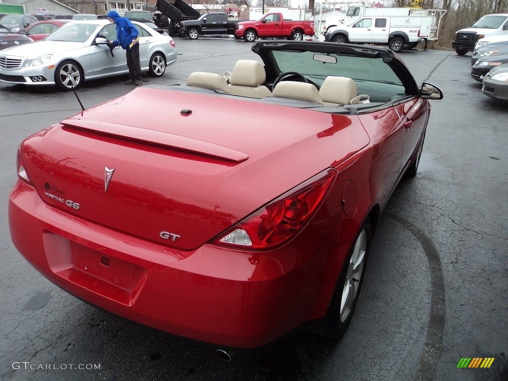 2007 G6 GT Convertible - Crimson Red / Light Taupe photo #9