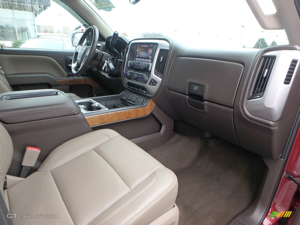 2014 Sierra 1500 SLT Double Cab 4x4 - Sonoma Red Metallic / Cocoa/Dune photo #6