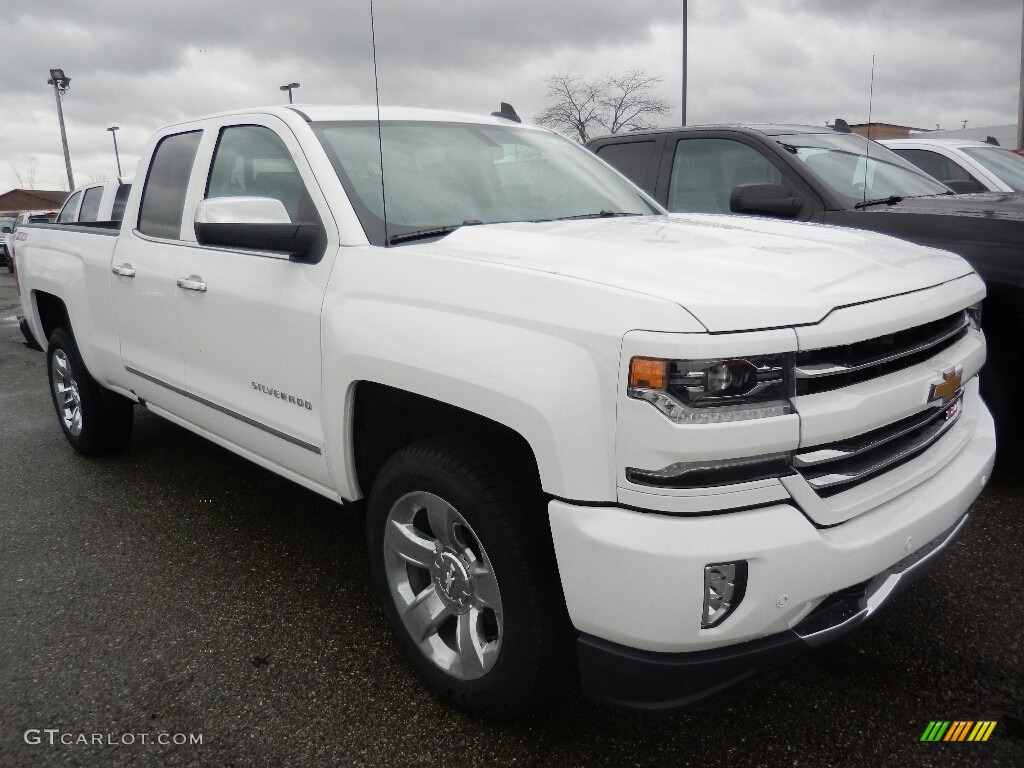 2018 Silverado 1500 LTZ Double Cab 4x4 - Summit White / Jet Black photo #3