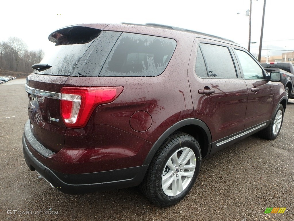 2018 Explorer XLT 4WD - Burgundy Velvet / Ebony Black photo #3