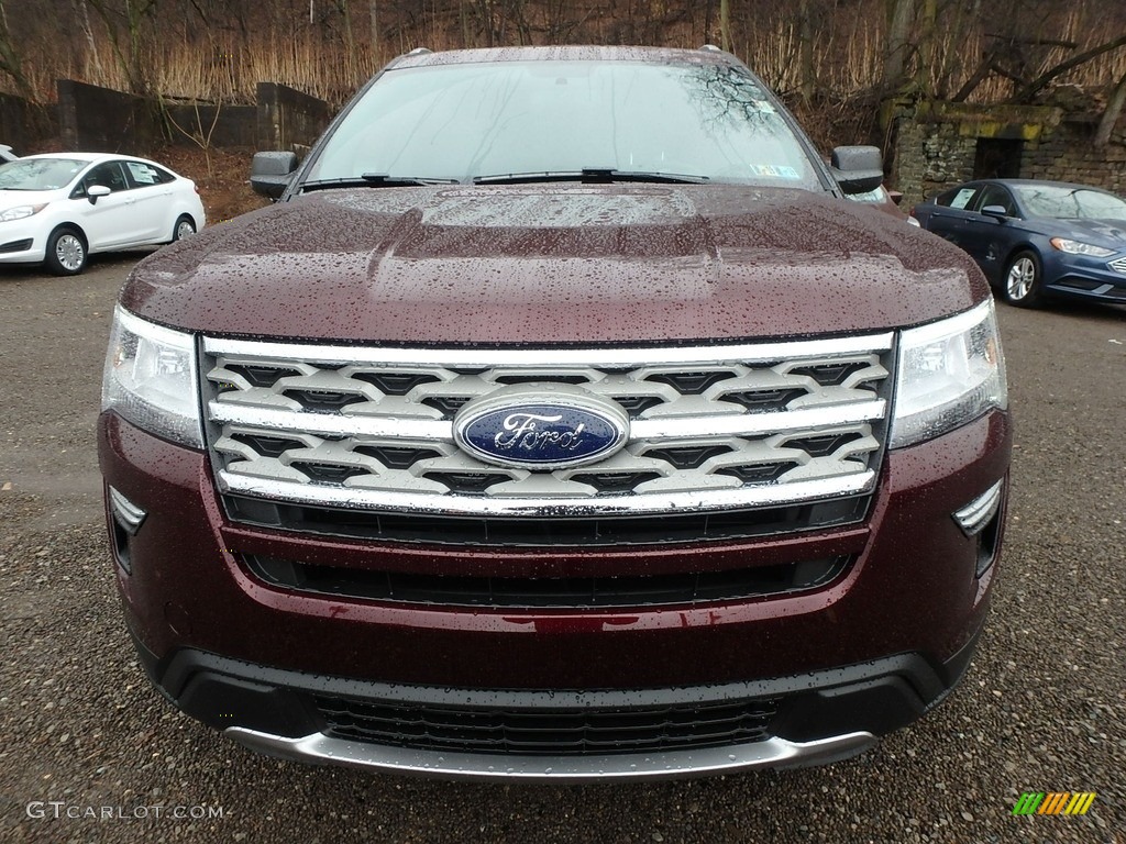 2018 Explorer XLT 4WD - Burgundy Velvet / Ebony Black photo #8