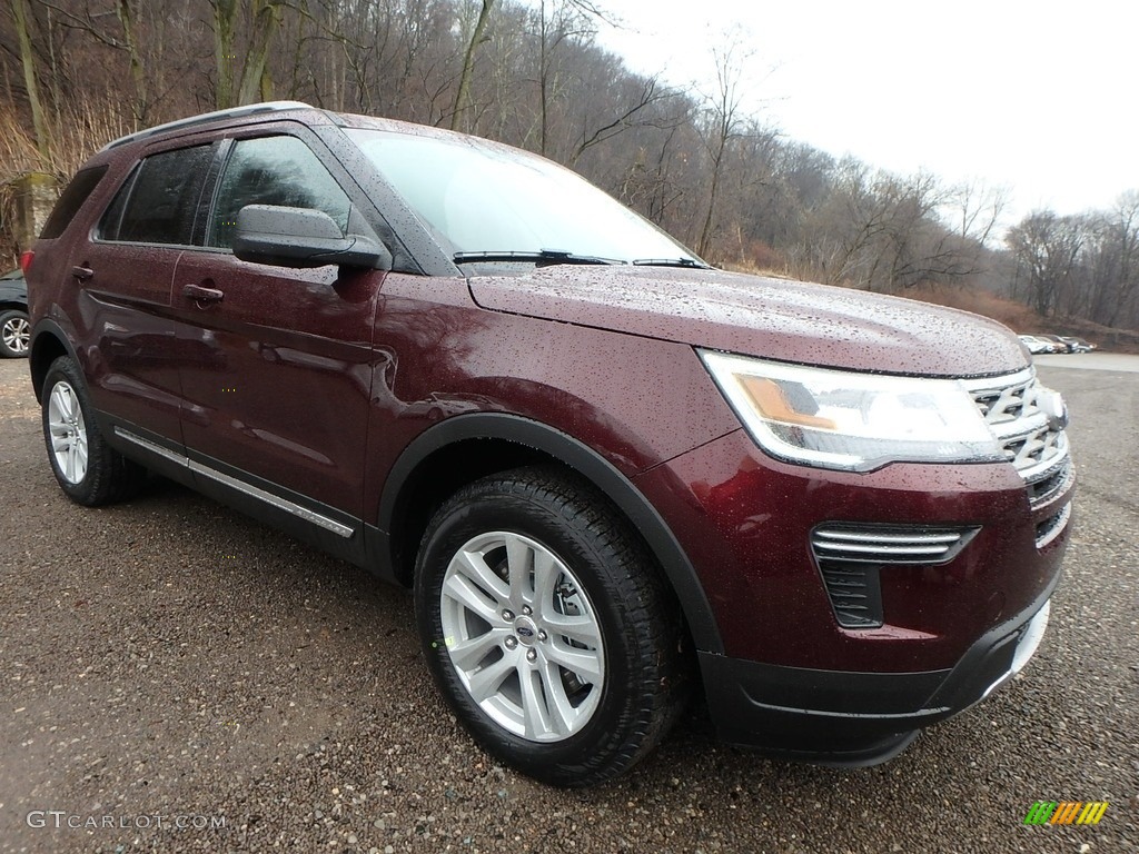 2018 Explorer XLT 4WD - Burgundy Velvet / Ebony Black photo #9