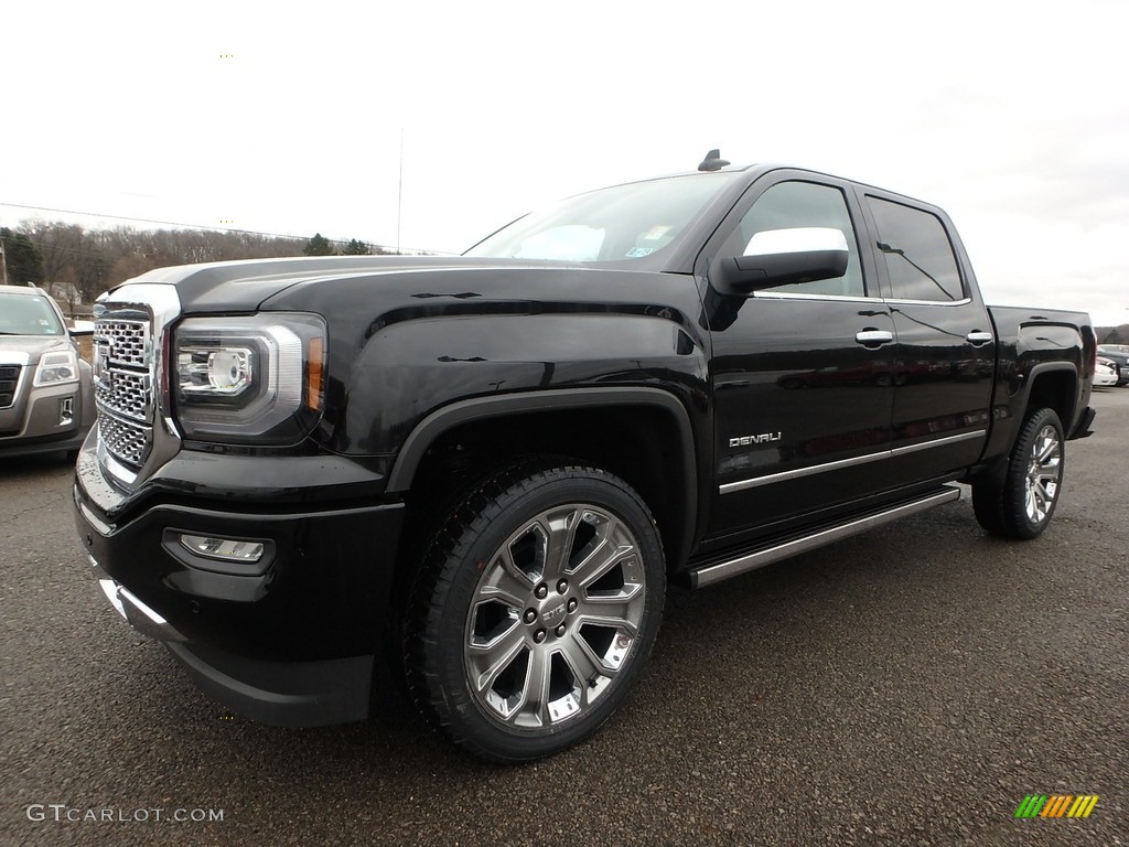 Onyx Black 2018 GMC Sierra 1500 Denali Crew Cab 4WD Exterior Photo #125626896