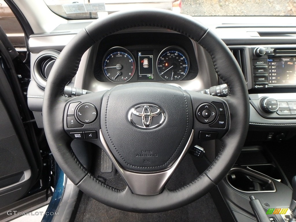 2018 RAV4 XLE - Electric Storm Blue / Black photo #15