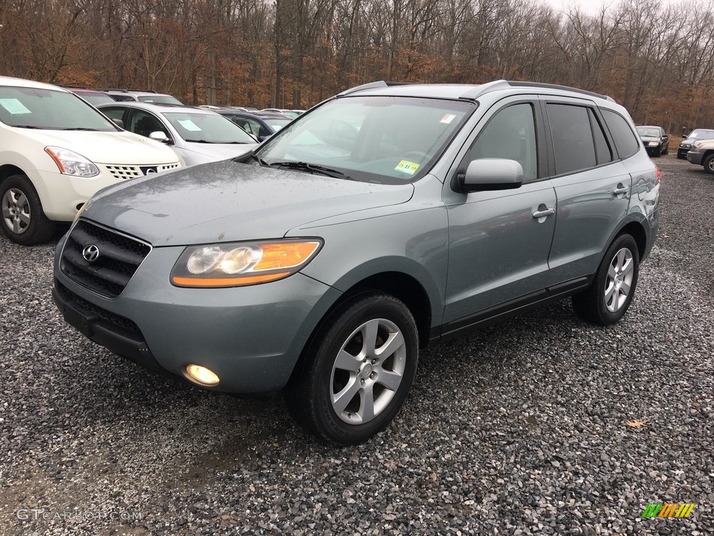 2009 Santa Fe SE - Silver Blue / Beige photo #7