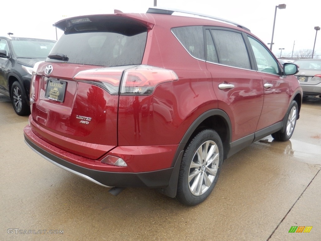 2018 RAV4 Limited AWD - Ruby Flare Pearl / Ash photo #2