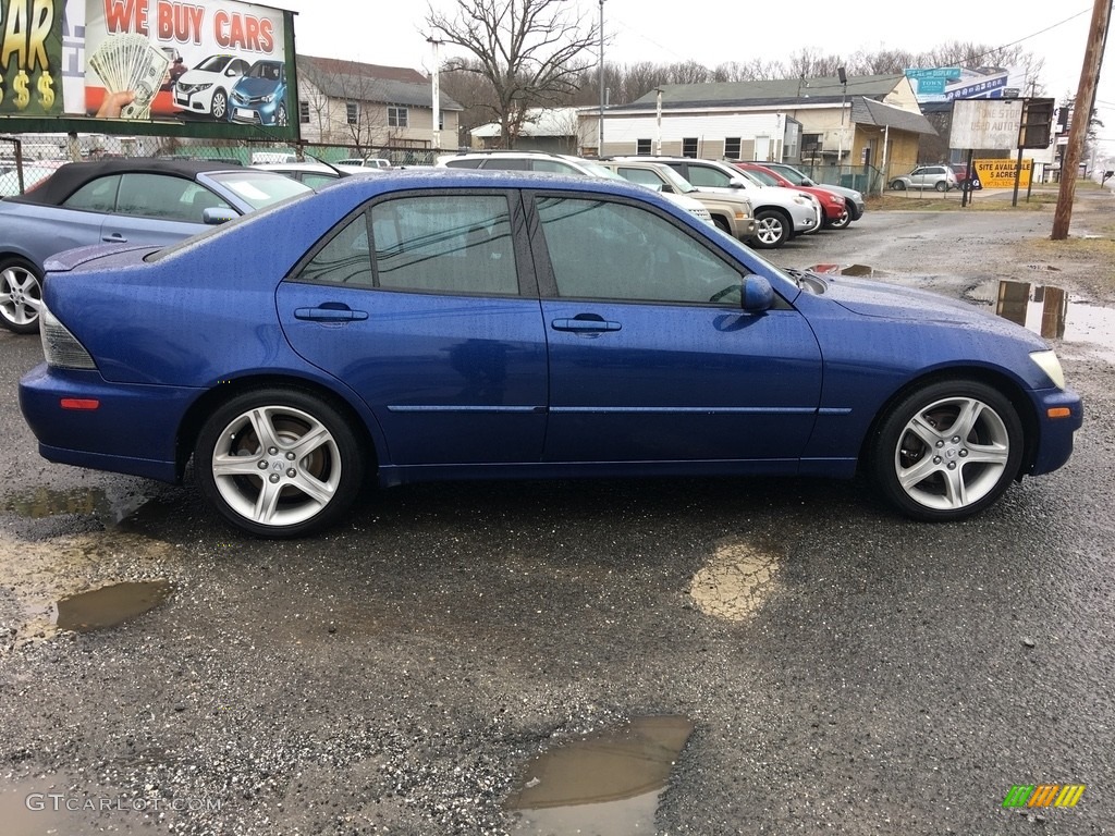 2003 IS 300 Sedan - Intensa Blue Pearl / Black photo #3