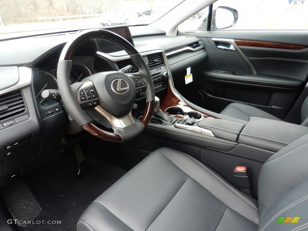 Black Interior 2018 Lexus RX 350L AWD Photo #125630328