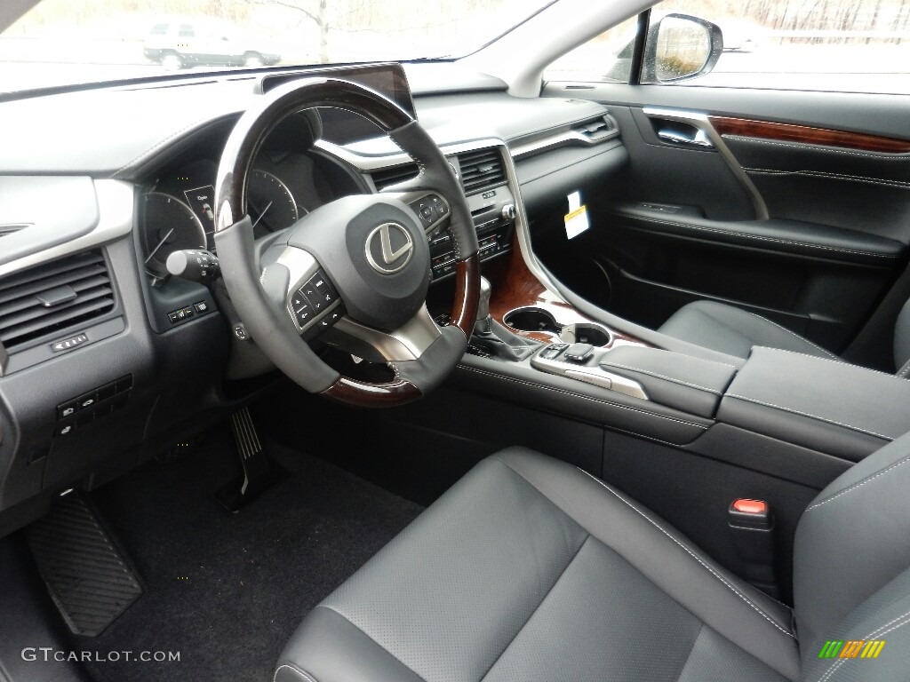 Black Interior 2018 Lexus RX 350L AWD Photo #125630751