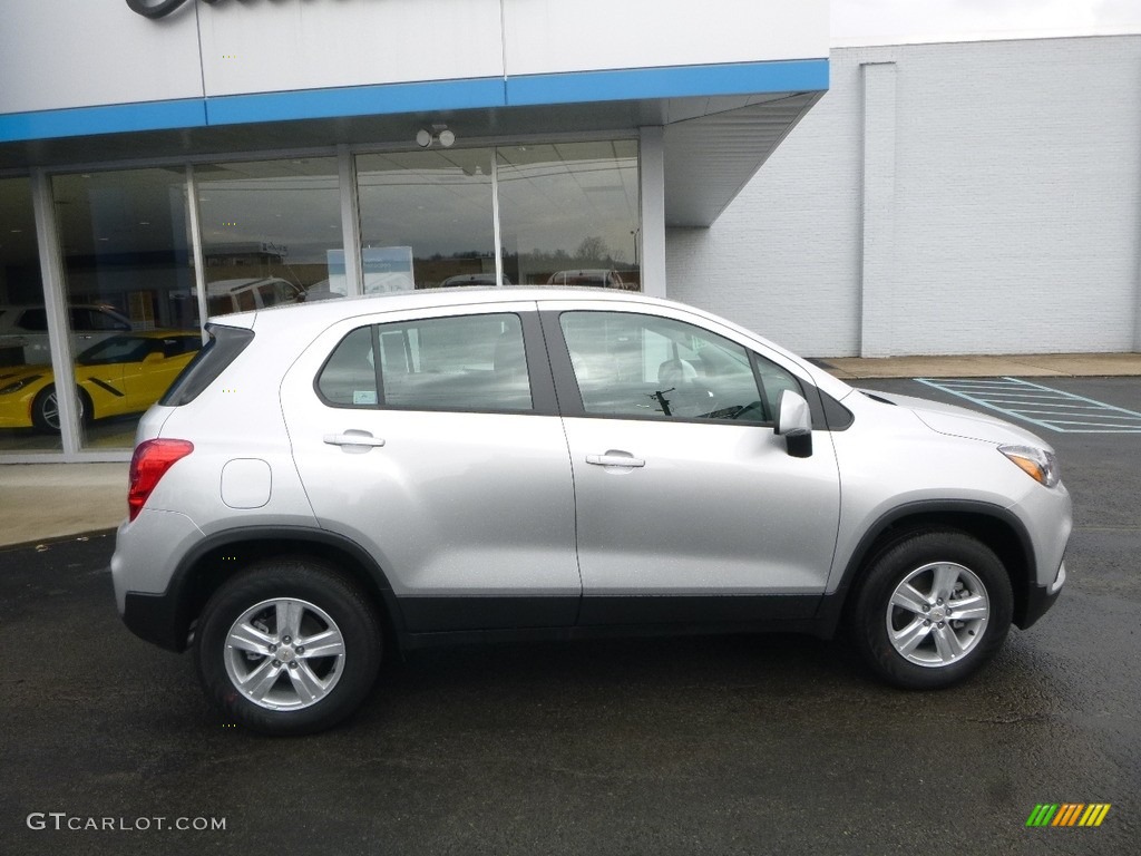 Silver Ice Metallic 2018 Chevrolet Trax LS AWD Exterior Photo #125630775
