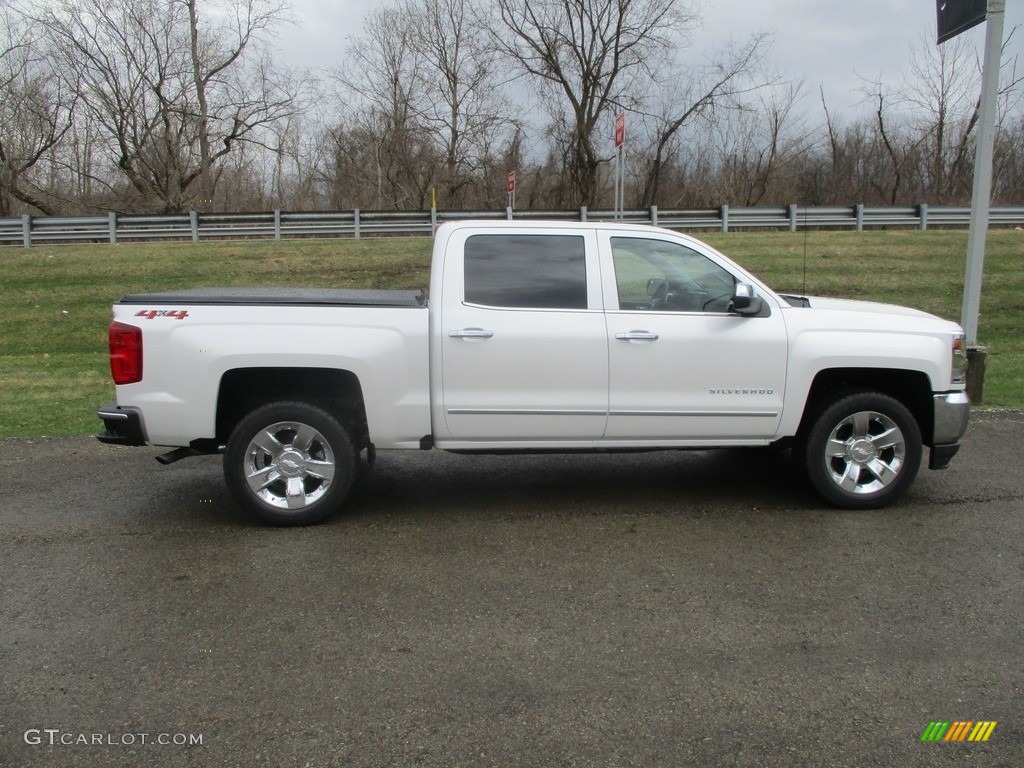 2018 Silverado 1500 LTZ Crew Cab 4x4 - Iridescent Pearl Tricoat / Jet Black photo #2