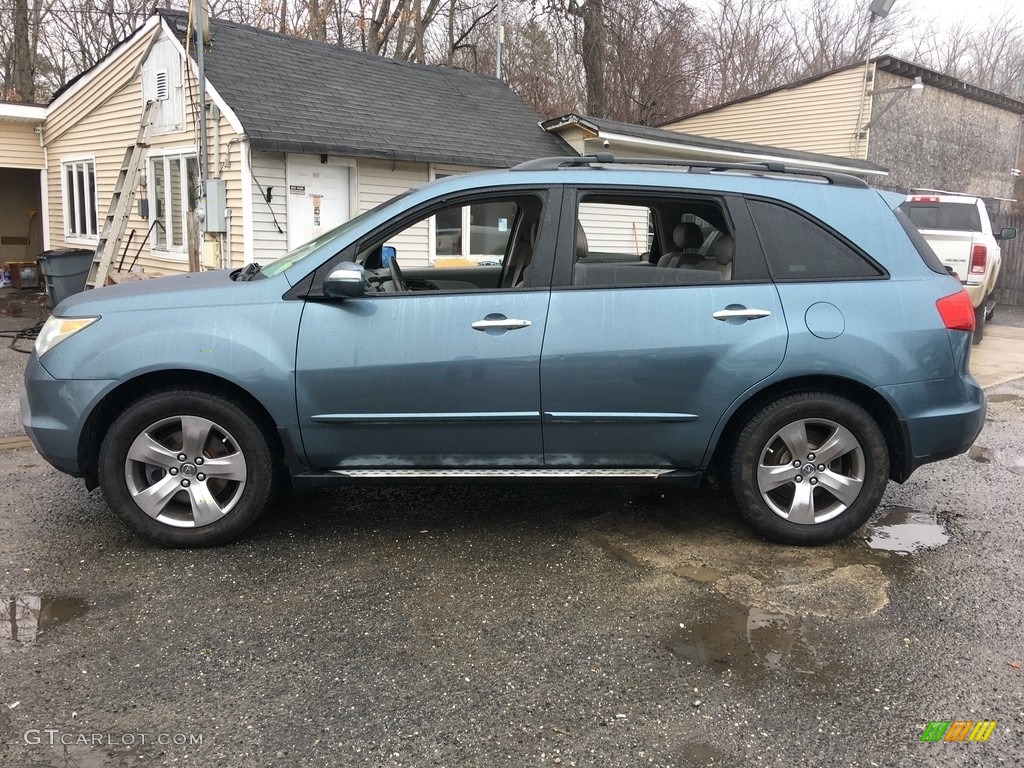 2007 MDX Sport - Steel Blue Metallic / Parchment photo #3