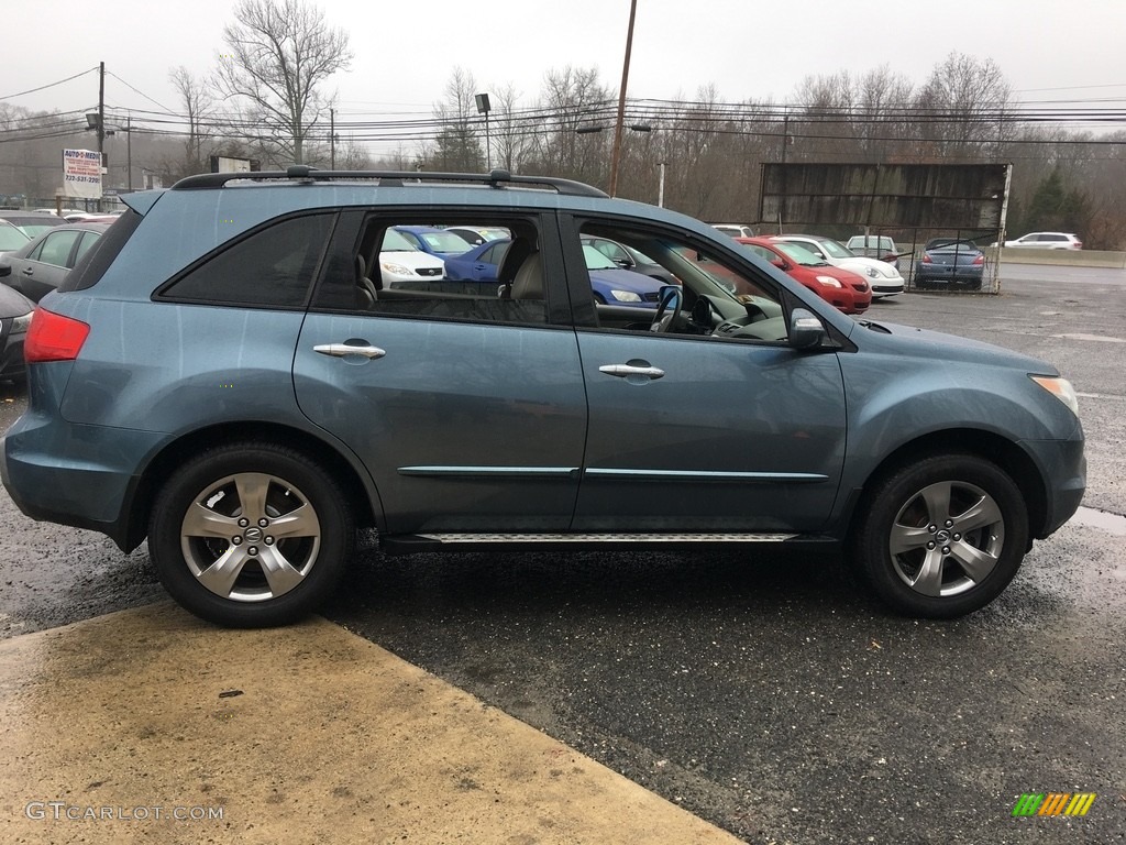 2007 MDX Sport - Steel Blue Metallic / Parchment photo #7
