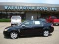 2008 Black Ford Focus SE Sedan  photo #1