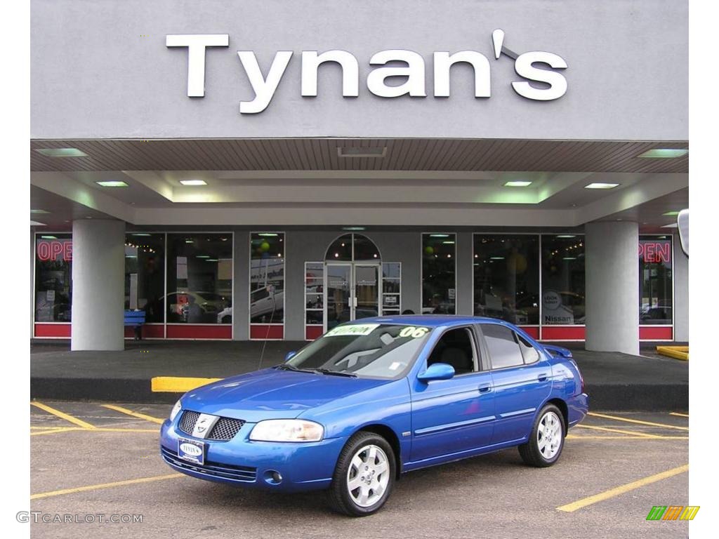 2006 Sentra 1.8 S Special Edition - Sapphire Blue Metallic / Charcoal photo #1