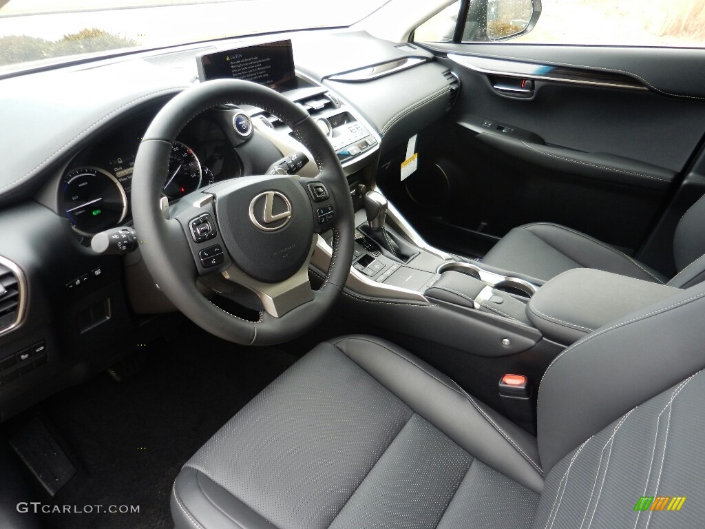 Black Interior 2018 Lexus NX 300h Hybrid AWD Photo #125631921