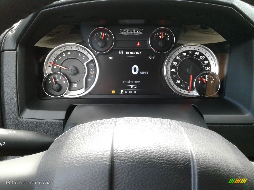 2018 Ram 1500 Sport Quad Cab 4x4 Gauges Photo #125633313