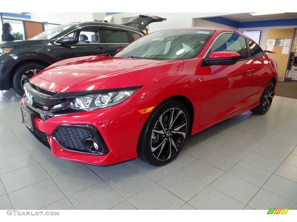 2018 Civic Si Coupe - Rallye Red / Black photo #1