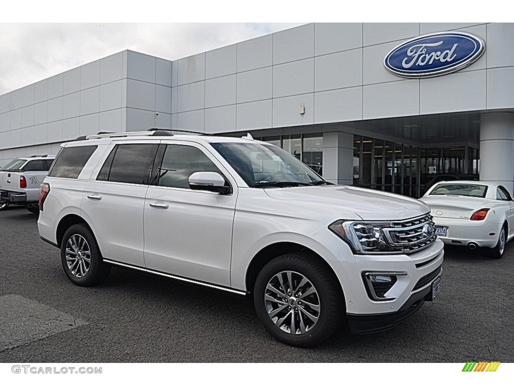 White Platinum 2018 Ford Expedition Limited 4x4 Exterior Photo #125633988