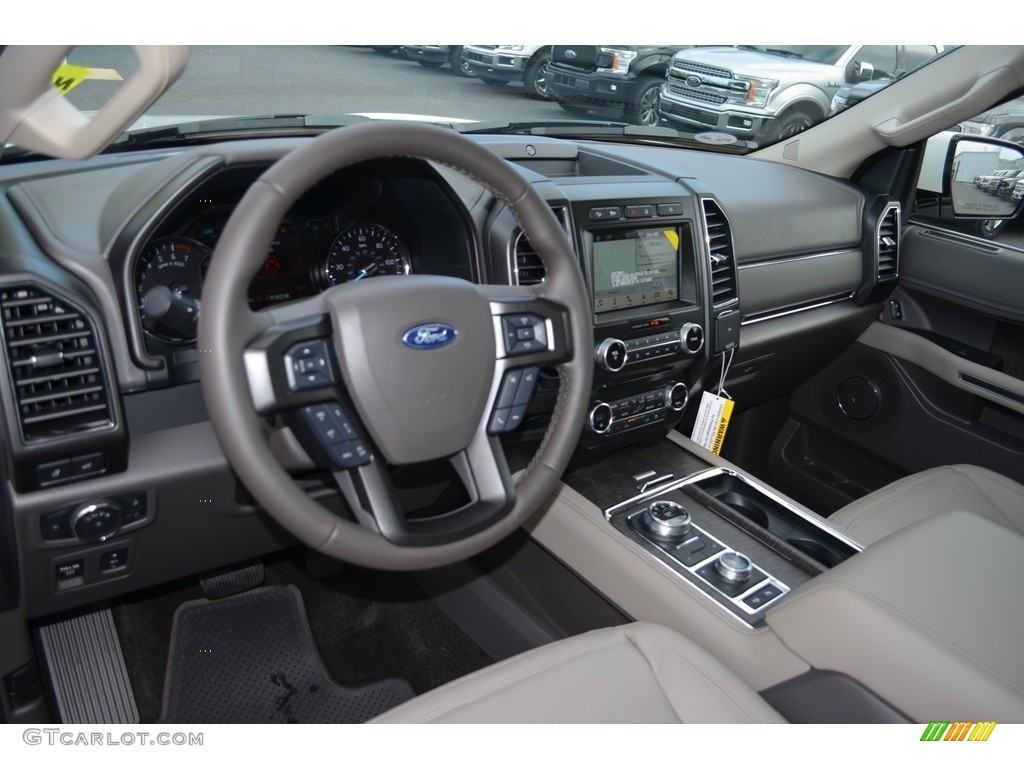 2018 Ford Expedition Limited 4x4 Medium Stone Dashboard Photo #125634135