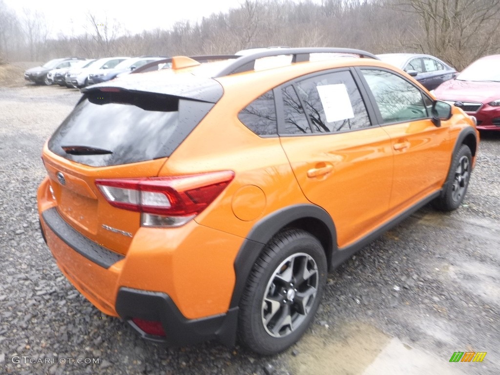2018 Crosstrek 2.0i Premium - Sunshine Orange / Black photo #4