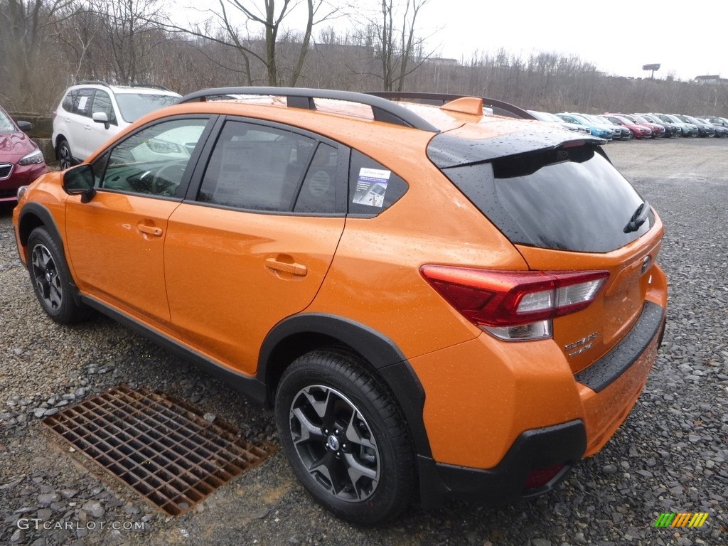 2018 Crosstrek 2.0i Premium - Sunshine Orange / Black photo #6