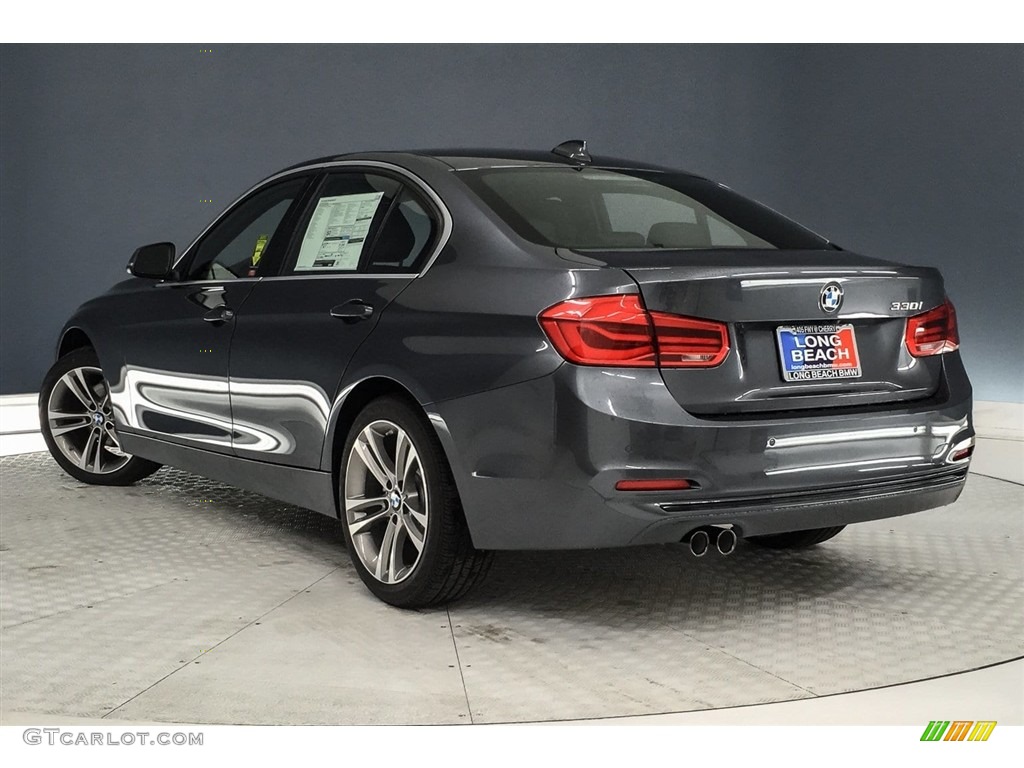 2018 3 Series 330i Sedan - Mineral Grey Metallic / Black photo #3